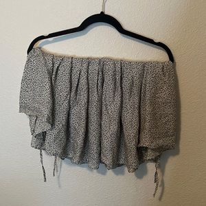 Leaf pattern flowy skater style